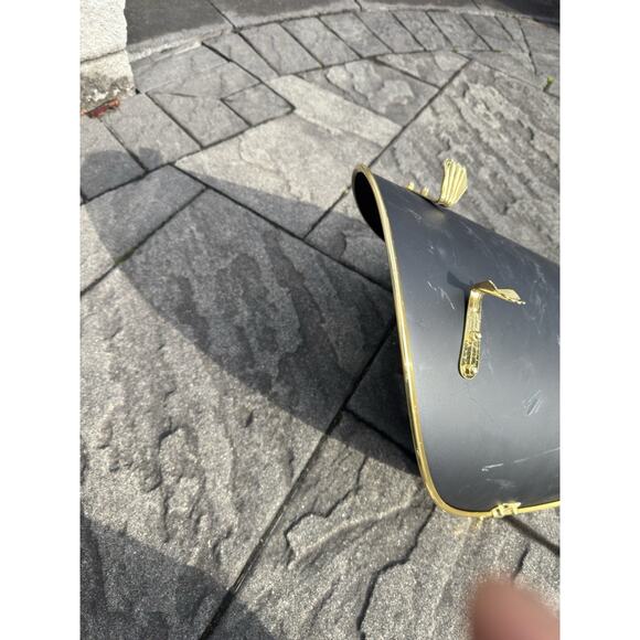 VTG Fireplace Log Fire Wood Kindling Holder Basket metal 18x16” - Picture 6 of 6